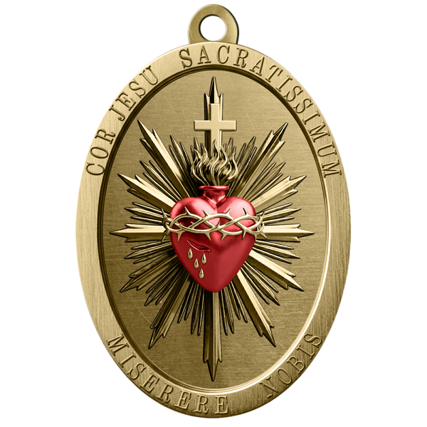 Two Hearts Medal Front