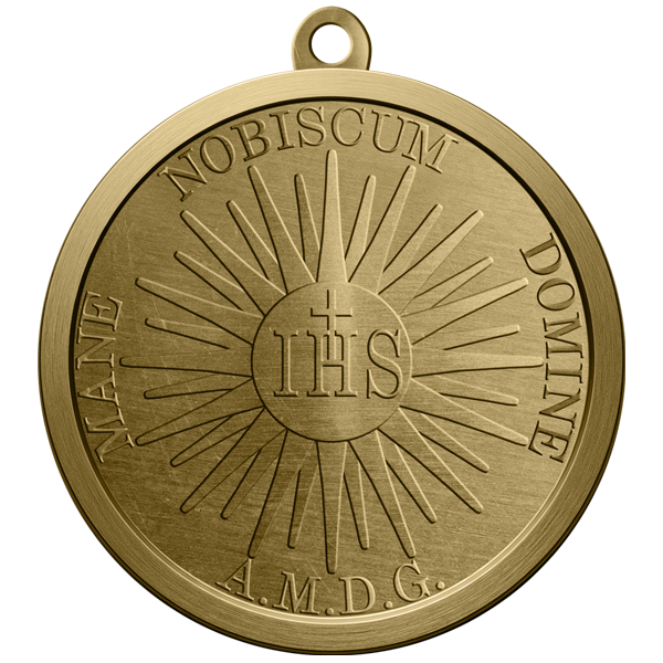 Holy Face Medal Back