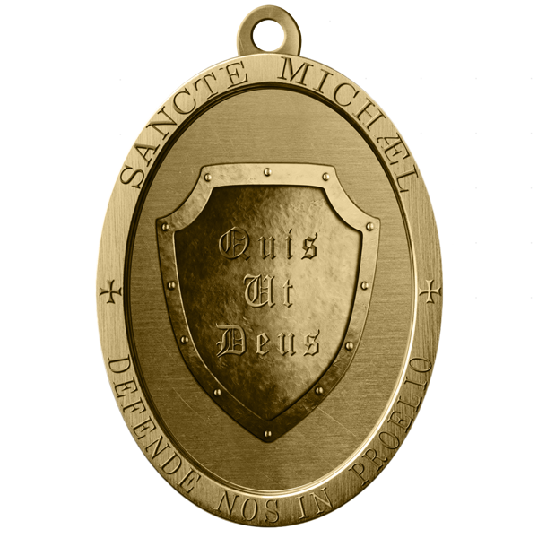 St. Michael Medal Back